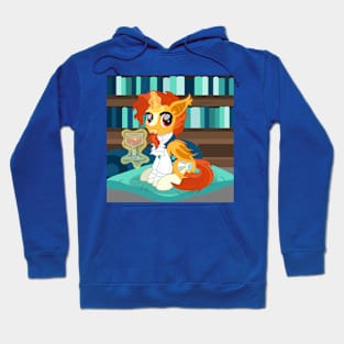 Sunburst bat pony scene Hoodie